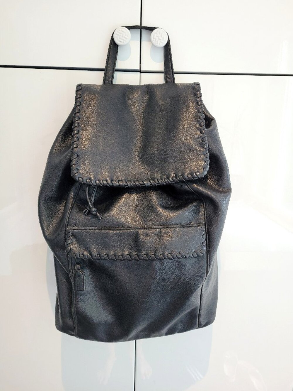 Vintage Esprit Leather Backpack